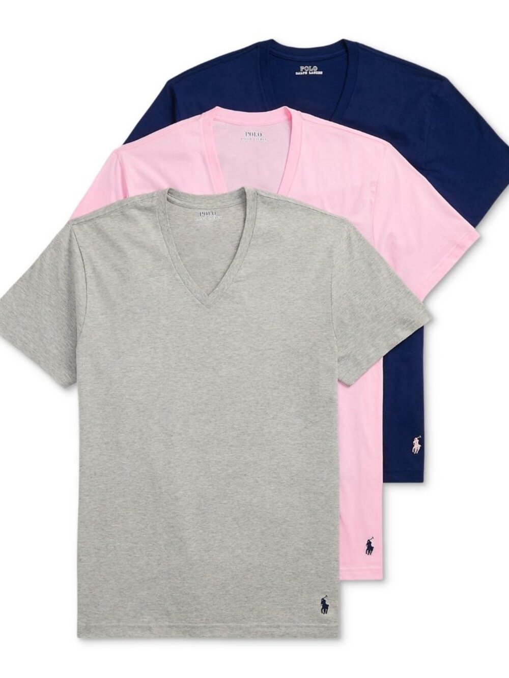 Polo Ralph Lauren Men's 3-Pk. V-Neck Classic Undershirts